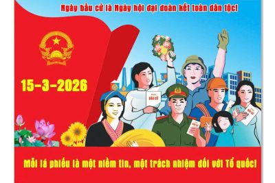 HƯỚNG DẪN QUY TRÌNH BỎ PHIẾU BẦU CỬ ĐẠI BIỂU QUỐC HỘI KHOÁ XVI VÀ ĐẠI BIỂU HỘI ĐỒNG NHÂN DÂN CÁC CẤP NHIỆM KỲ 2026-2031