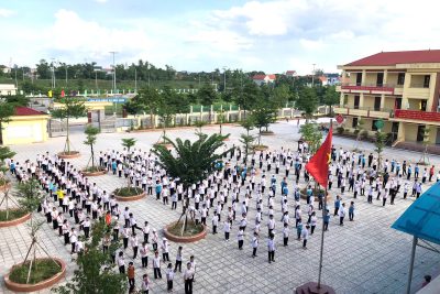 TRƯỜNG THCS MỘC HOÀN:  RỰC LỬA TINH THẦN VÕ NHẠC VOVINAM,  SẴN SÀNG CHO NGÀY HỘI ĐỒNG DIỄN 27/3!